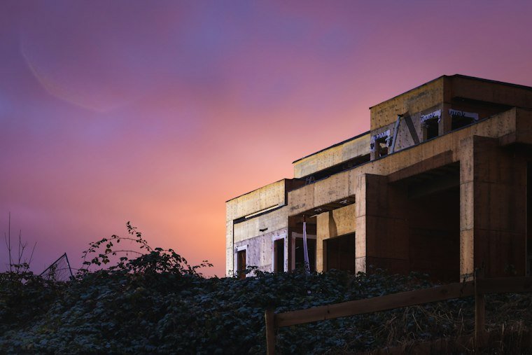 Villa Fann, volumes en béton et bois