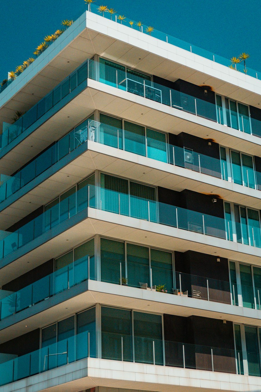 Immeuble Sacré-Cœur, façade à balcons superposés